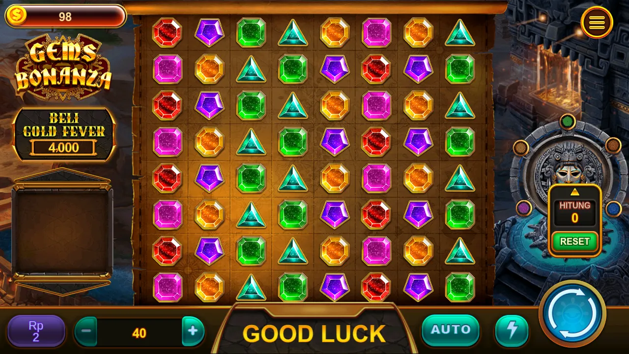 Slot Gems Bonanza jackpot besar